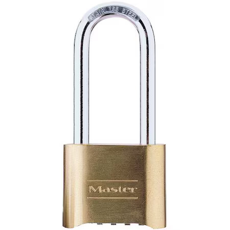 Master Lock 175Lhss Combination Padlock, 1 1/2 In, Rectangle
