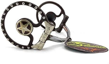 Star - Snaffle Bits for Horses Western D Ring Sweet Iron