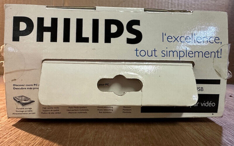 Philips Web Cam Camera Video Chatting Gaming SPC600NC
