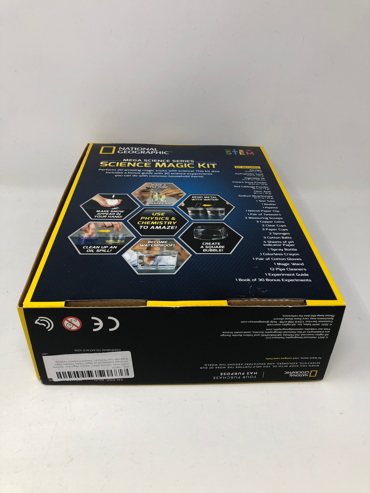 NATIONAL GEOGRAPHIC Science Magic Kit - Perform 20 Unique Experiments as Magic T