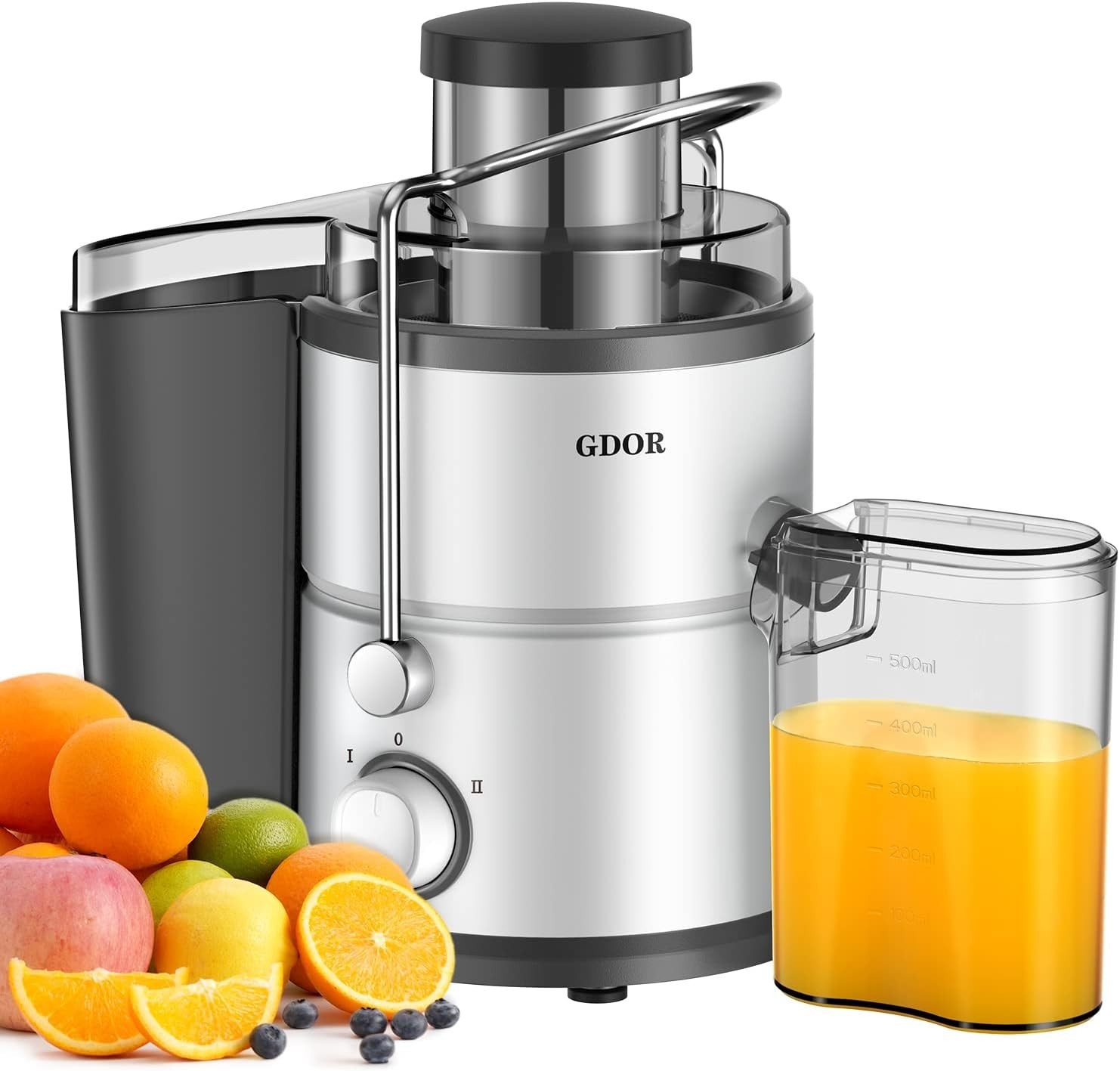 Extractor De Jugos Para Frutas y Vegetales Exprimidor De jugo Acero Inoxidable