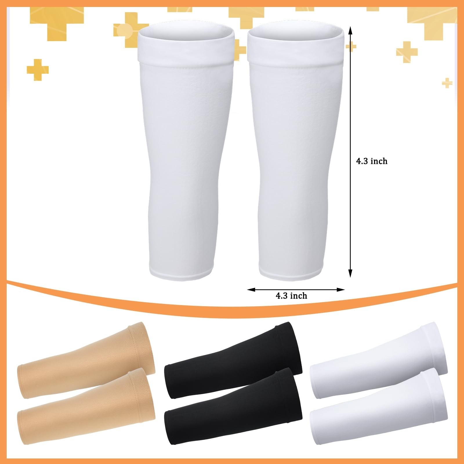 6 Pcs Picc Line Sleeve for Upper Arm Fistula Dialysis Sleeve Cover One Size F...