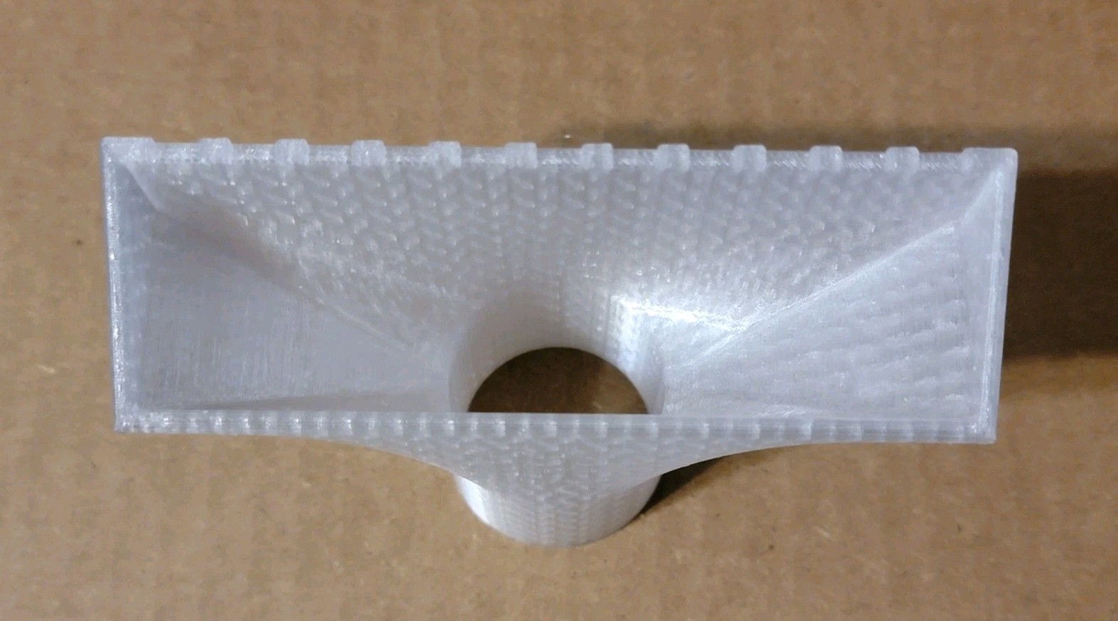 3D Printed Nozzle Attachment for Festool Dust Extractor Clear Petg Material