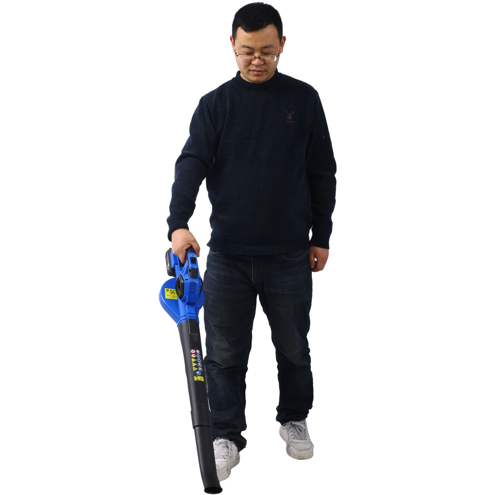 Cordless Leaf Blower Blower Vacuum w/ Battery & Charger 2 Speed Battery Powered