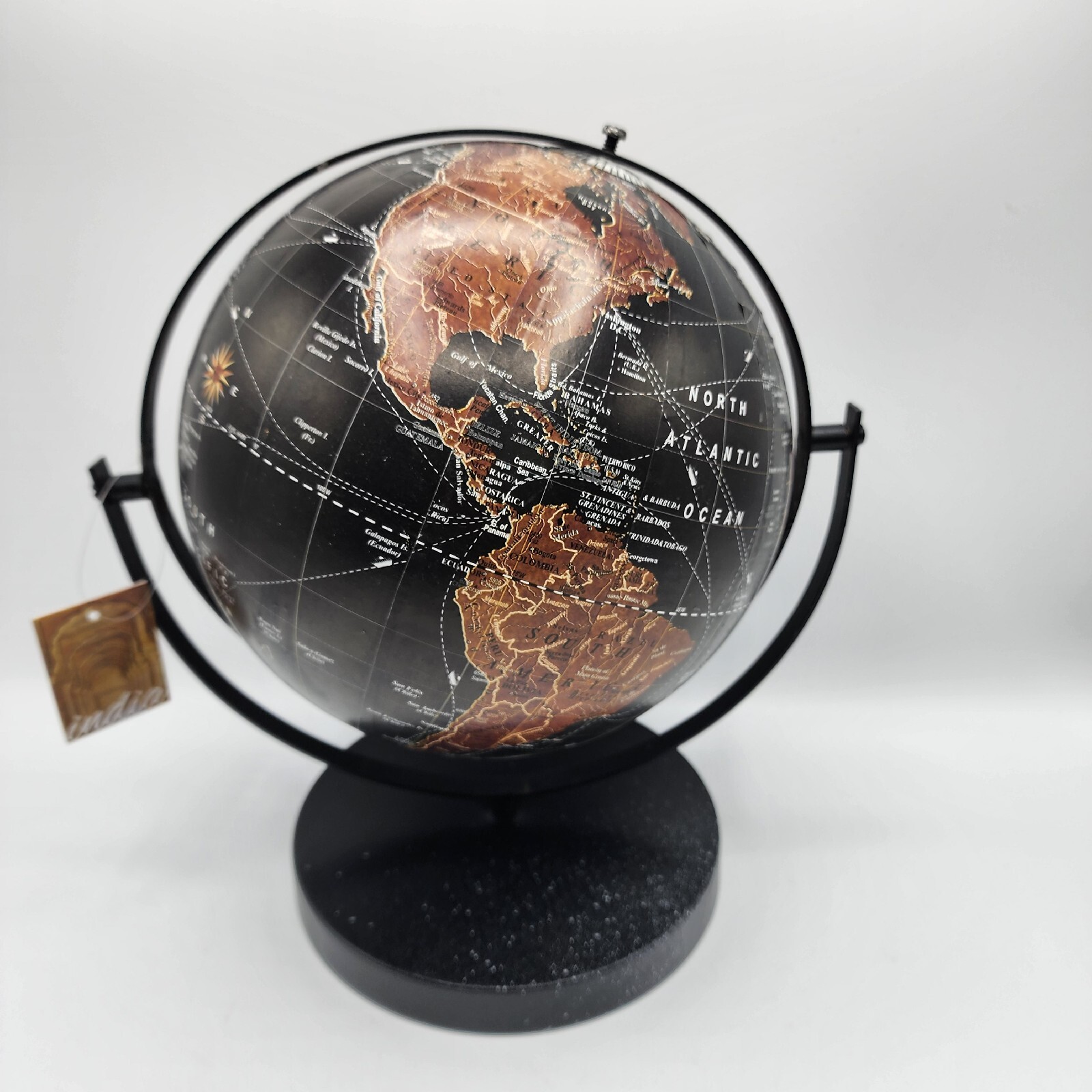 Globe Home Decor "All The Wonders Of The World" Made In India Preowned.