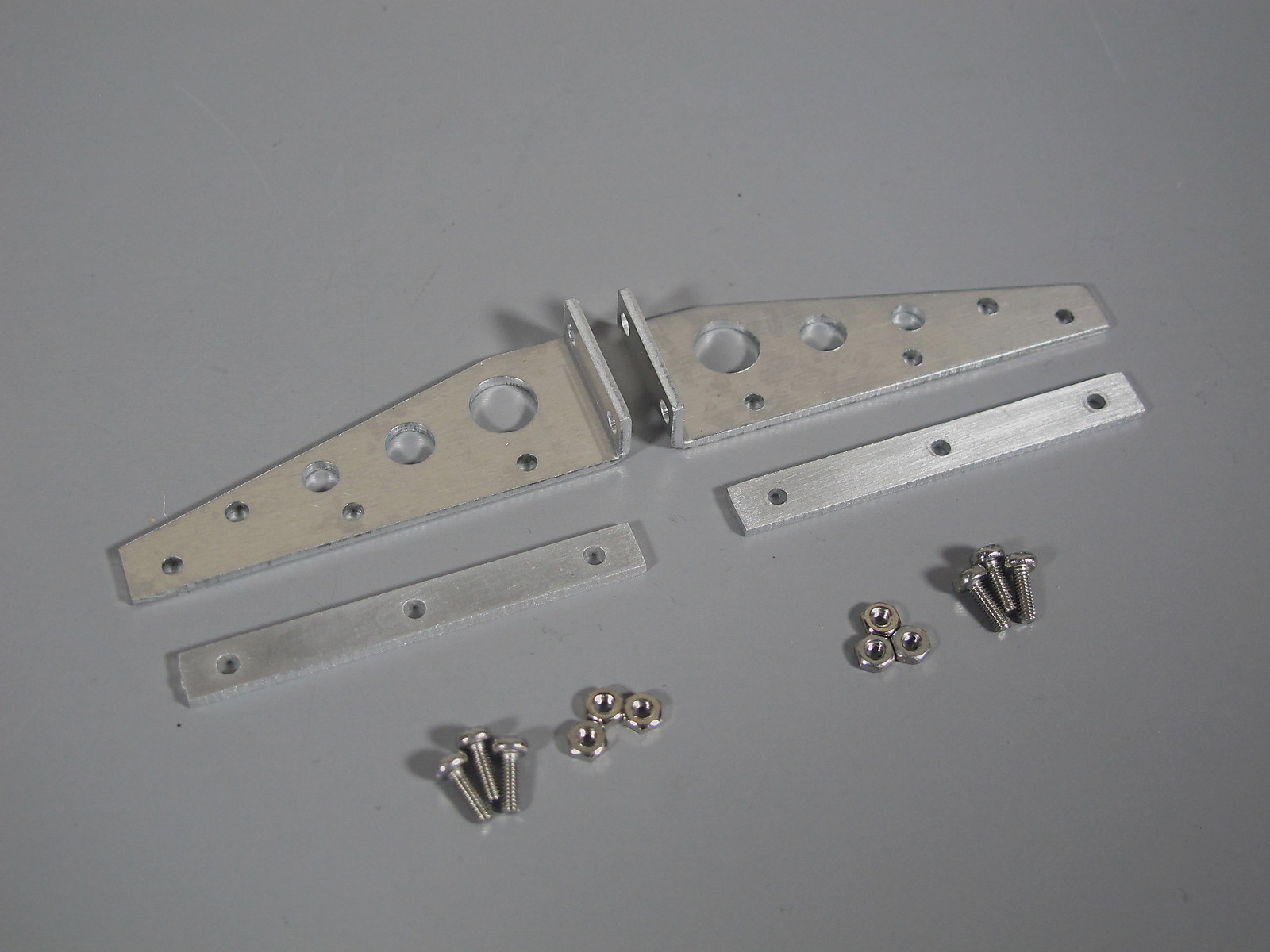 TOY Pair Alum Rear Mud Flap Hanger Holder Tamiya RC 1/14 Grand King Hauler Semi