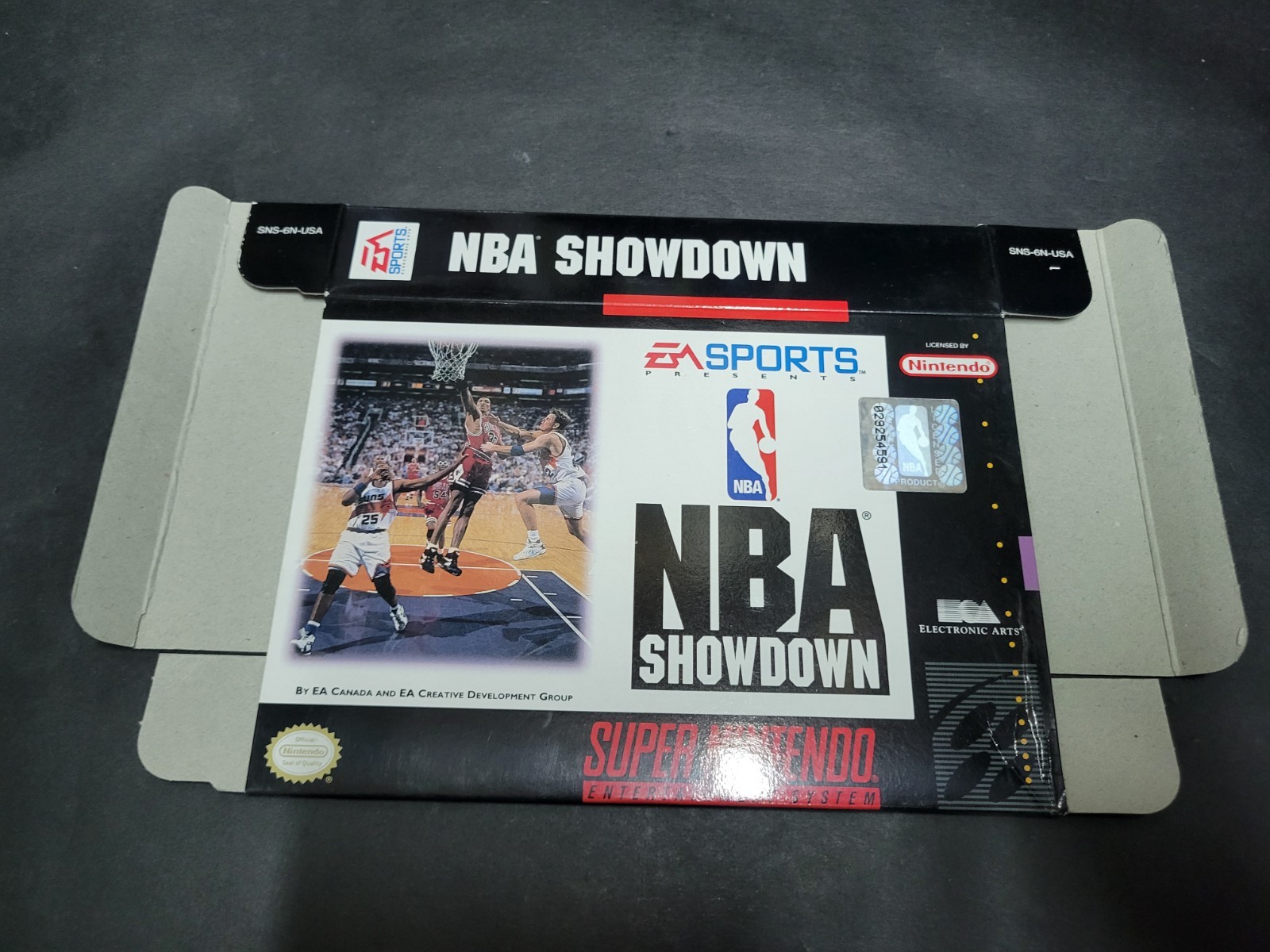 Super Nintendo NBA Showdown box only