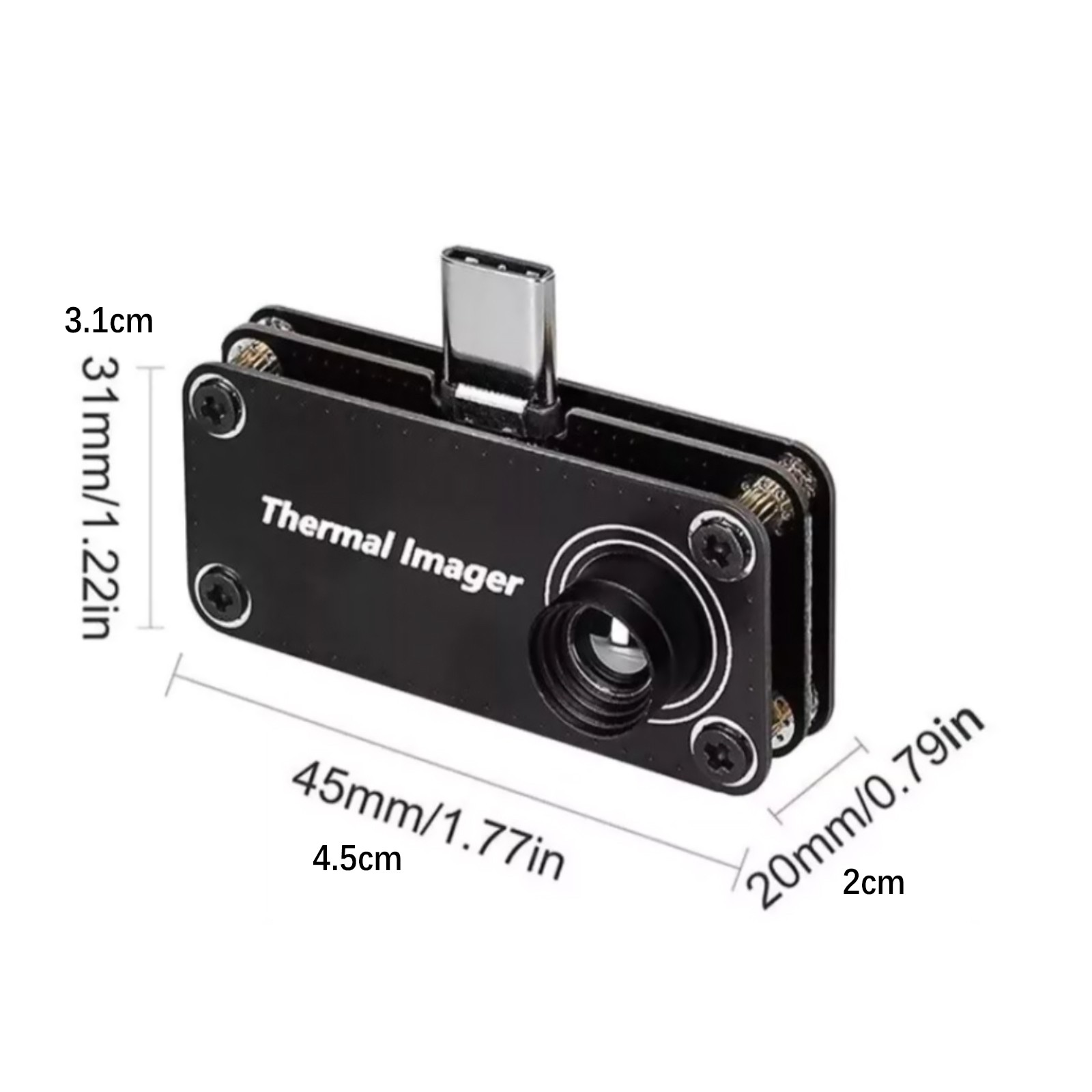 USB TypeC Thermal Imaging Camera for Android -20℃~1000℃ Tempreature Measuring