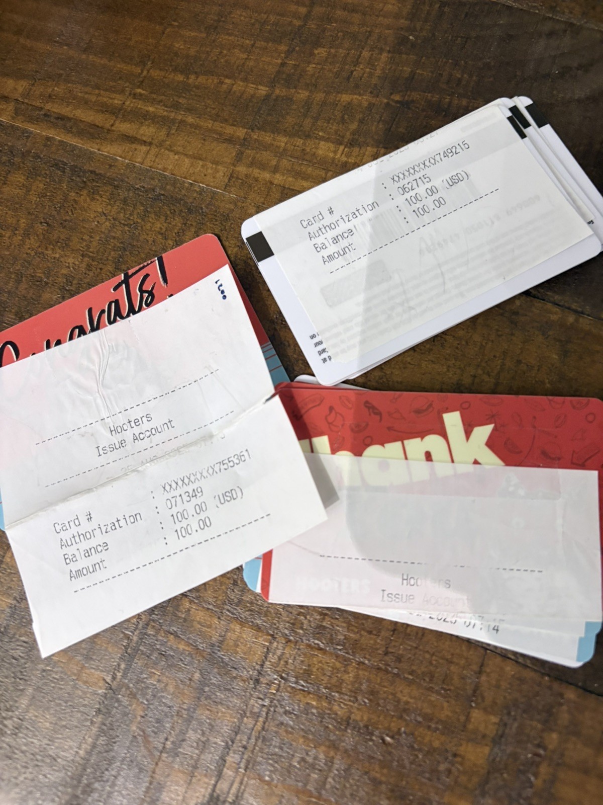 $500 Hooters Gift Card