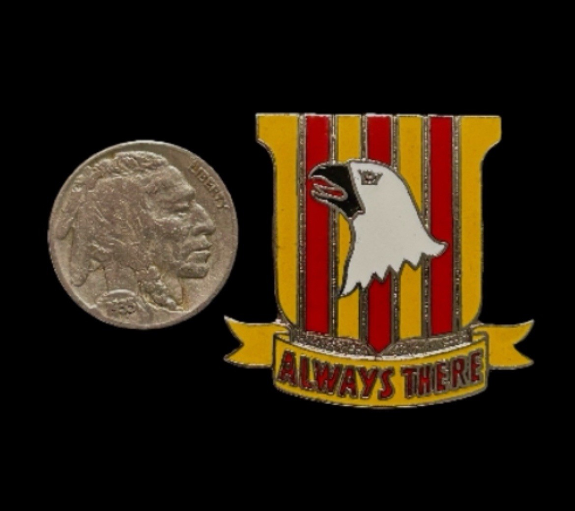 US Army 101st Airborne Support Battalion Large Size Pin