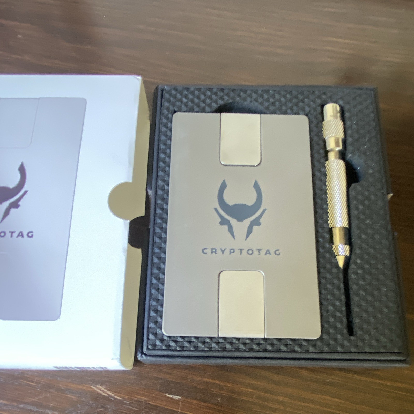 CRYPTOTAG Starter Kit Cryptocurrency Seed Phrase Storage Crypto-Collectible