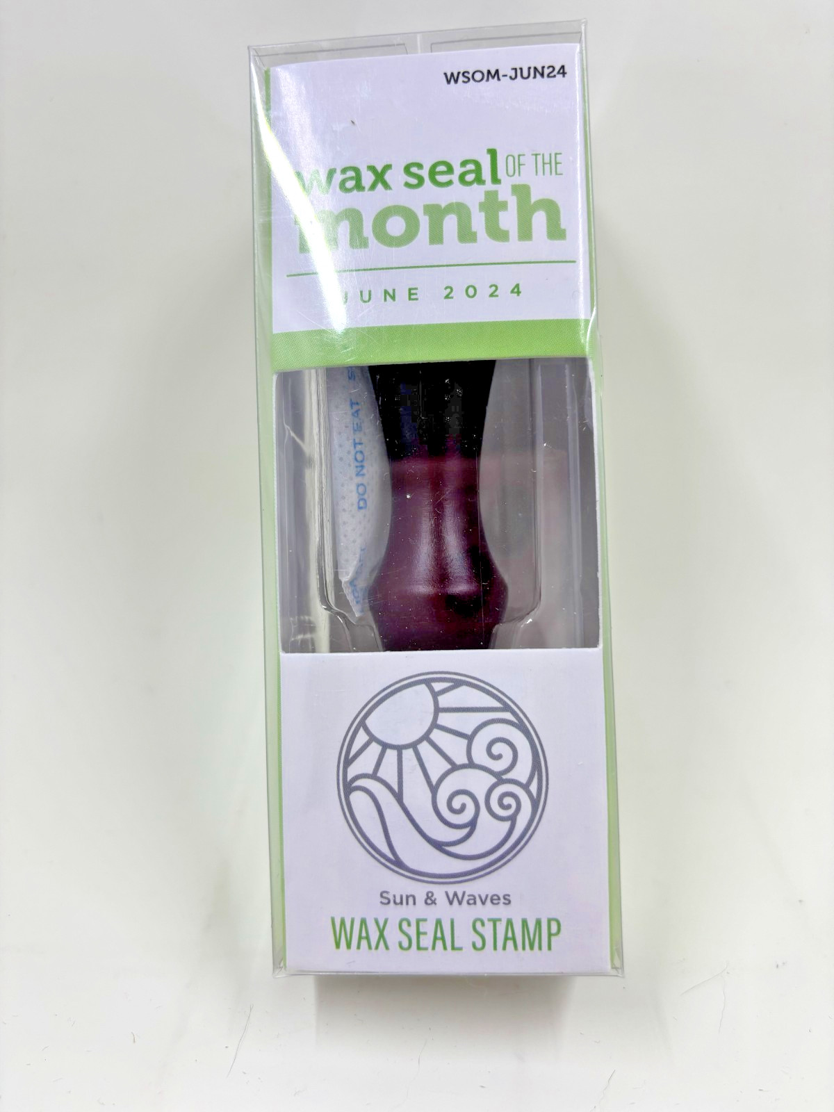 SPELLBINDERS WAX SEAL  OF THE MONTH- JUNE 2024 "SUN & WAVES" NIP