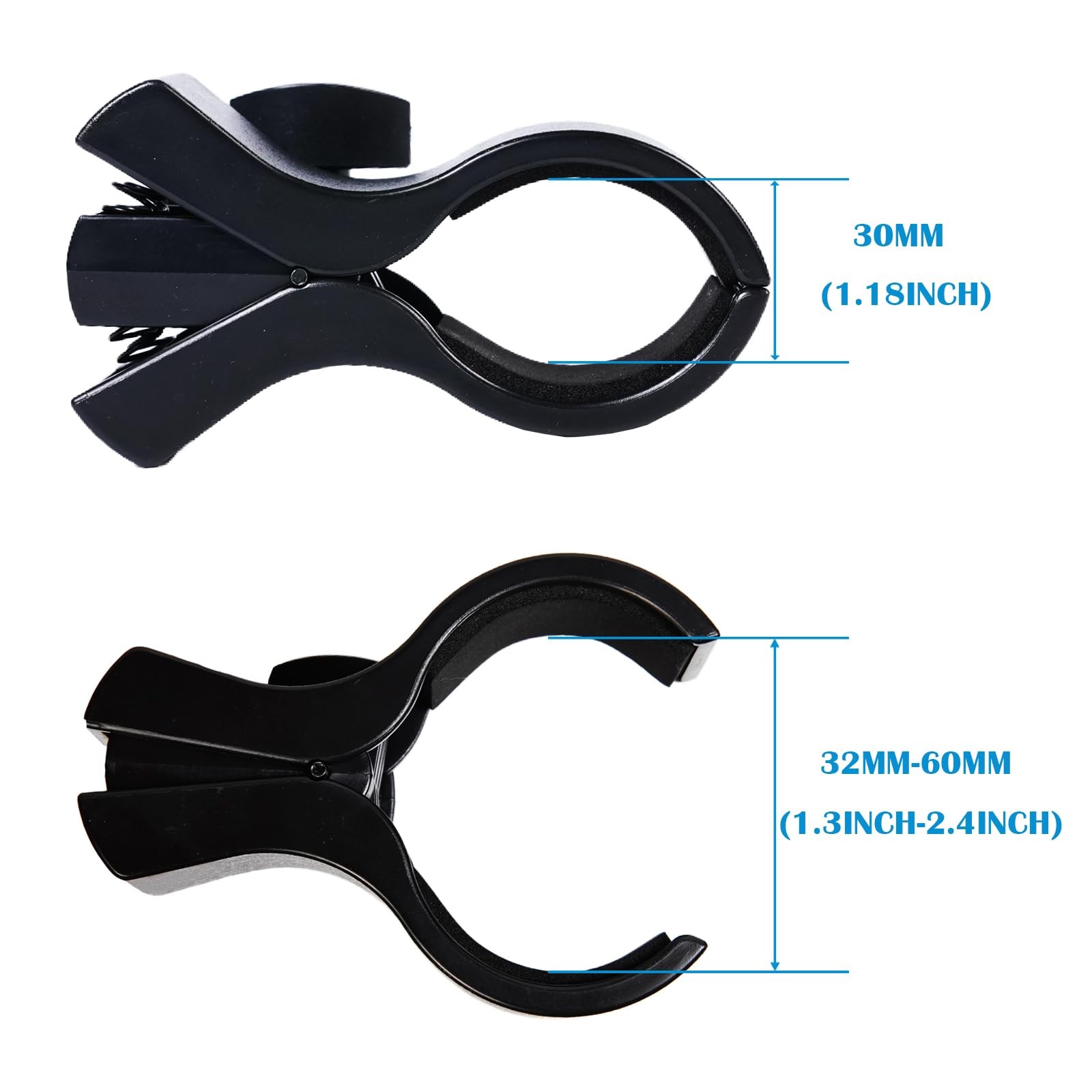 Large Microphone Clip, Heavy-Duty Universal Microphone Clamp with Adjustable .