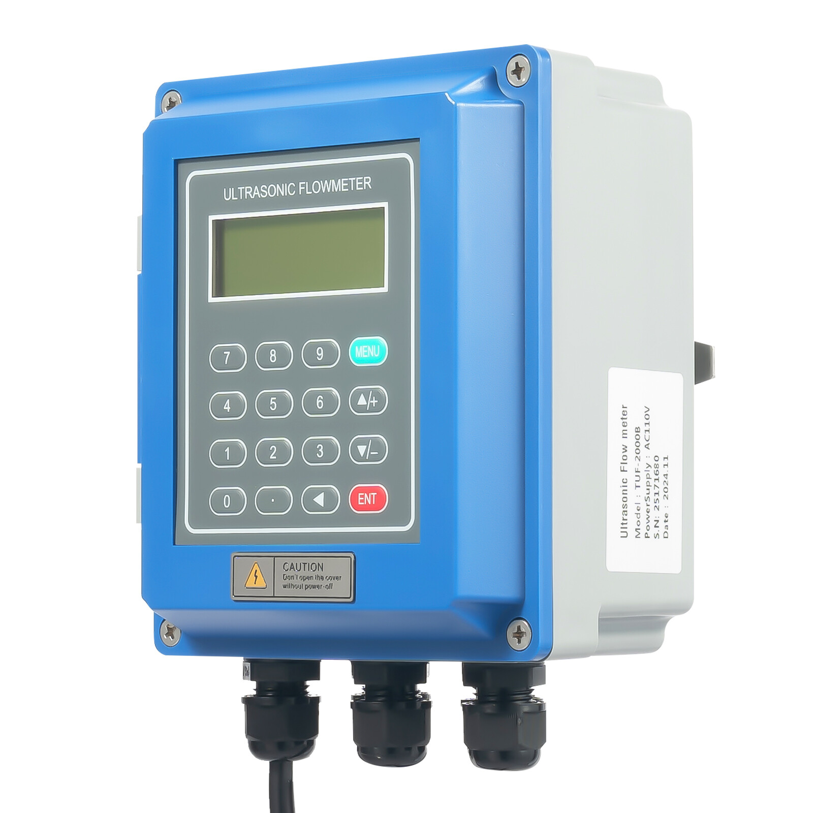 TUF-2000B Ultrasonic Flow Meter DN20-700mm Liquid Flowmeter +TM-1 & TS-2 Sensor