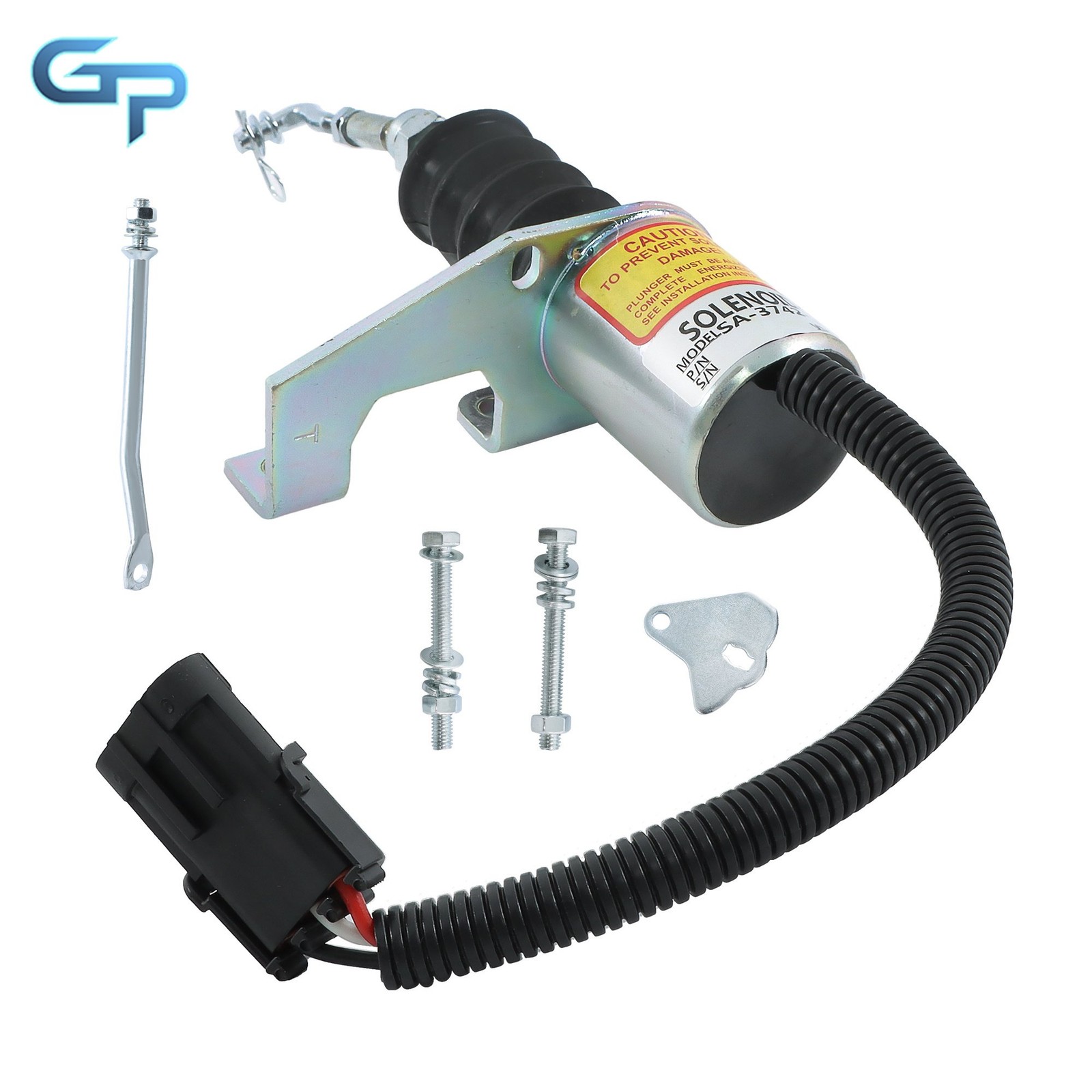 SA-3742-12 12V Fuel Shutoff Solenoid 1751ES 3974947 For Deutz RSV