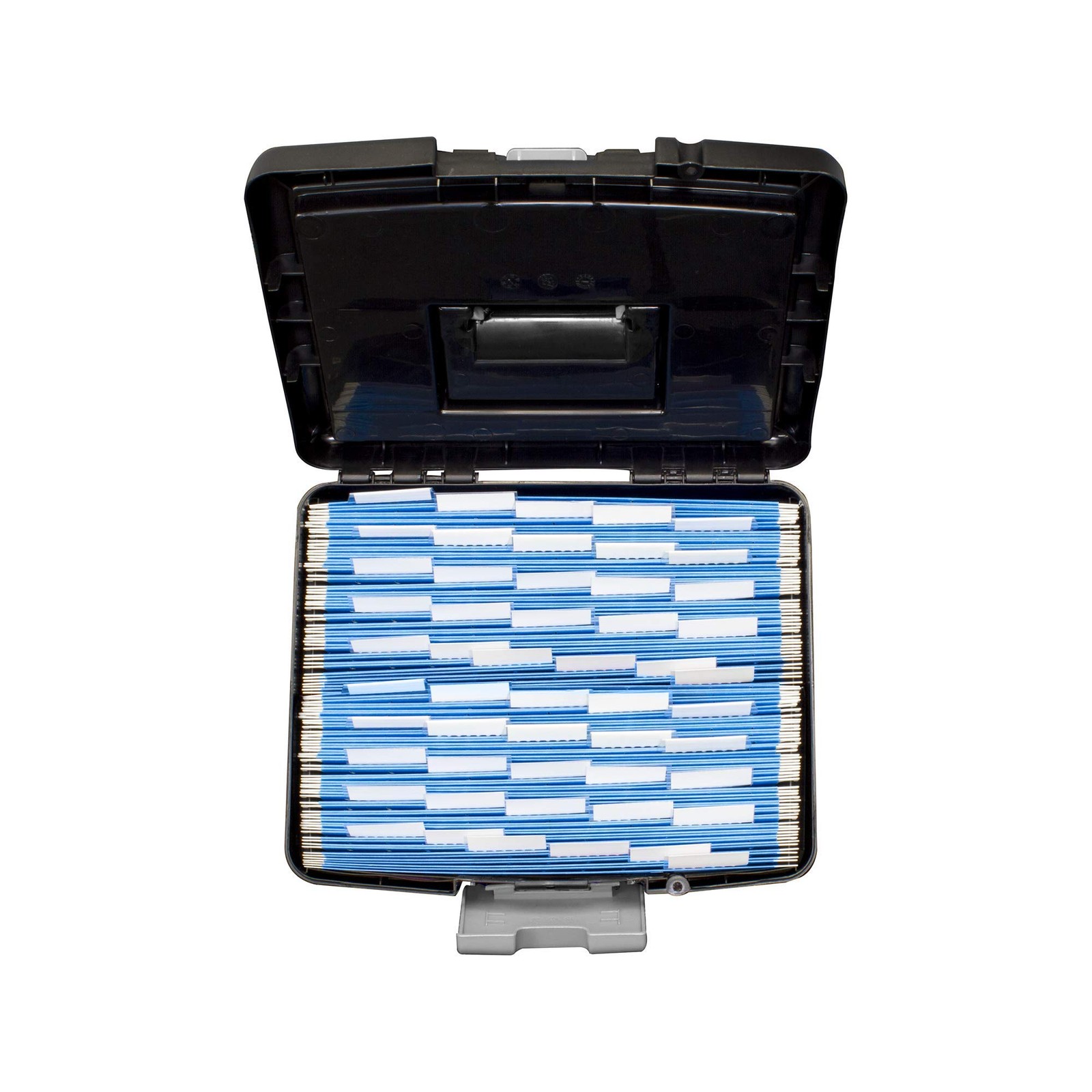 Storex File Storage Translucent Storage Lid Black 2-Pack