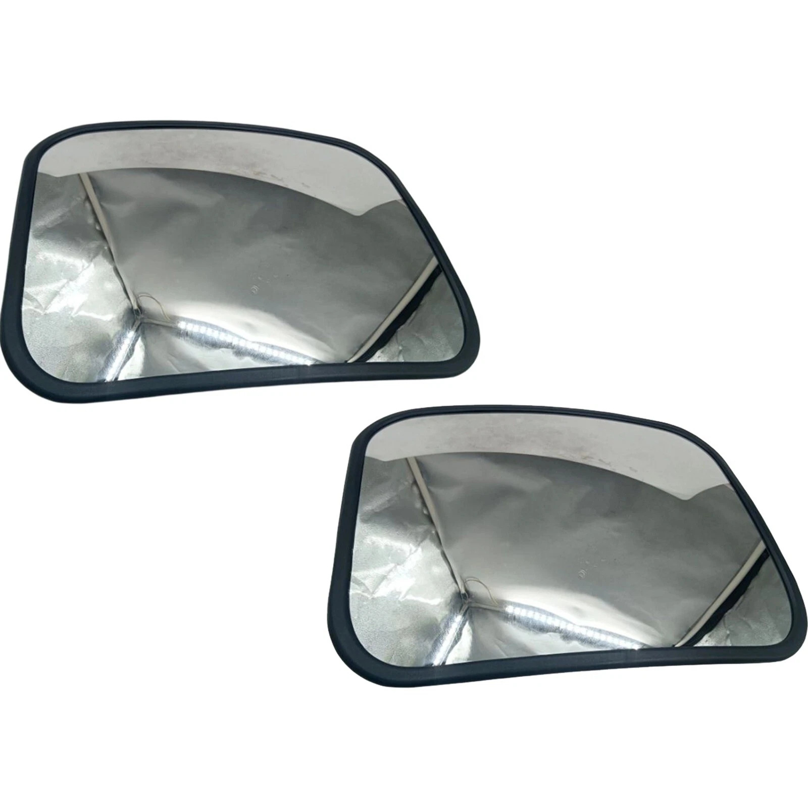2 Pcs 9"X12" Mirror Rectangle for Komatsu Hitachi Kobelco Cat Sumitomo Excavator