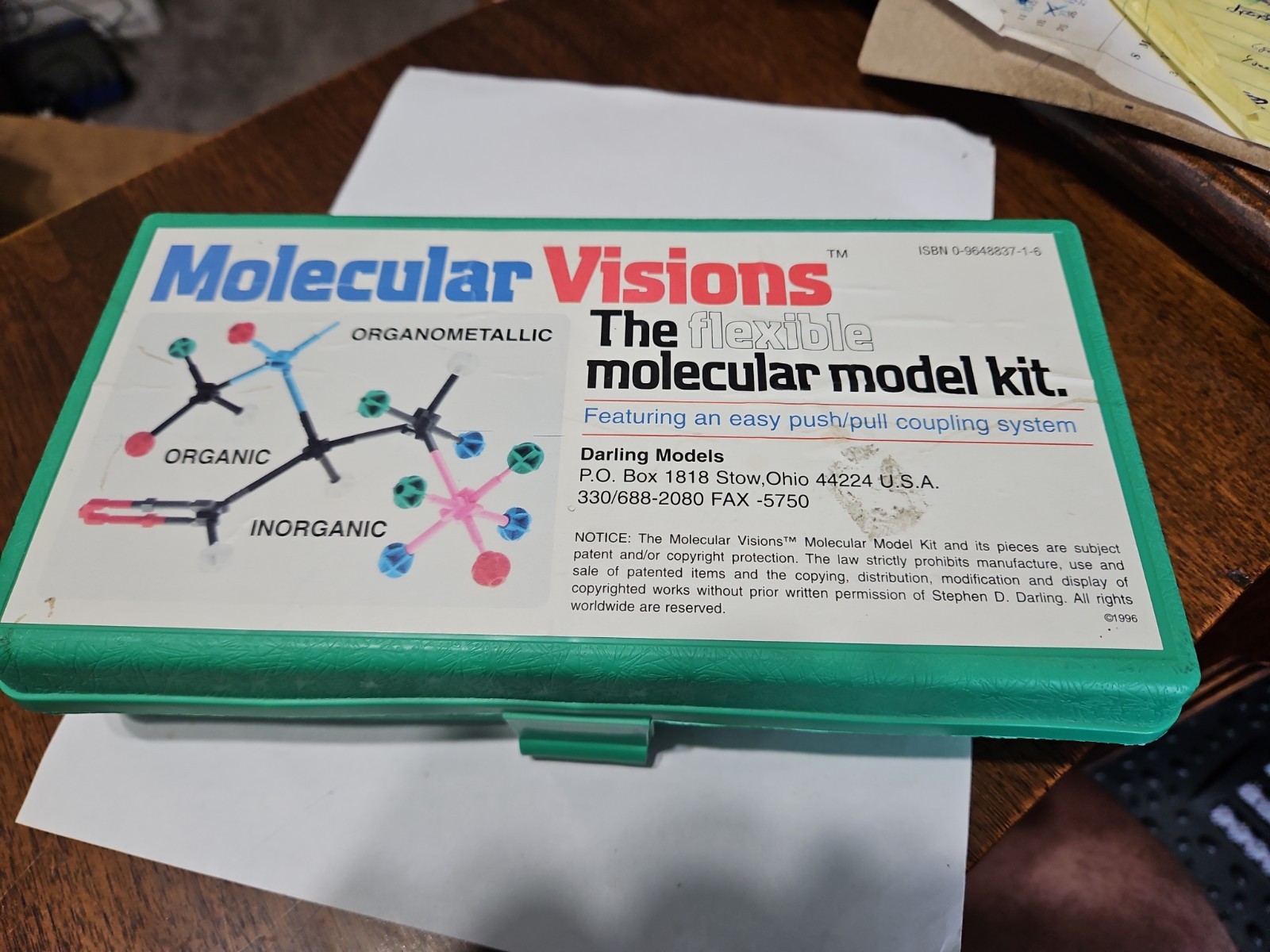 Molecular Visions Flexible Molecular Model Kit Chemistry Educational Toy