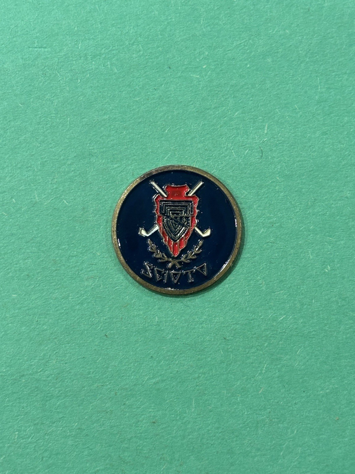 Scioto Country Club - Golf Coin Ball Marker - 1” RARE - Top 100!