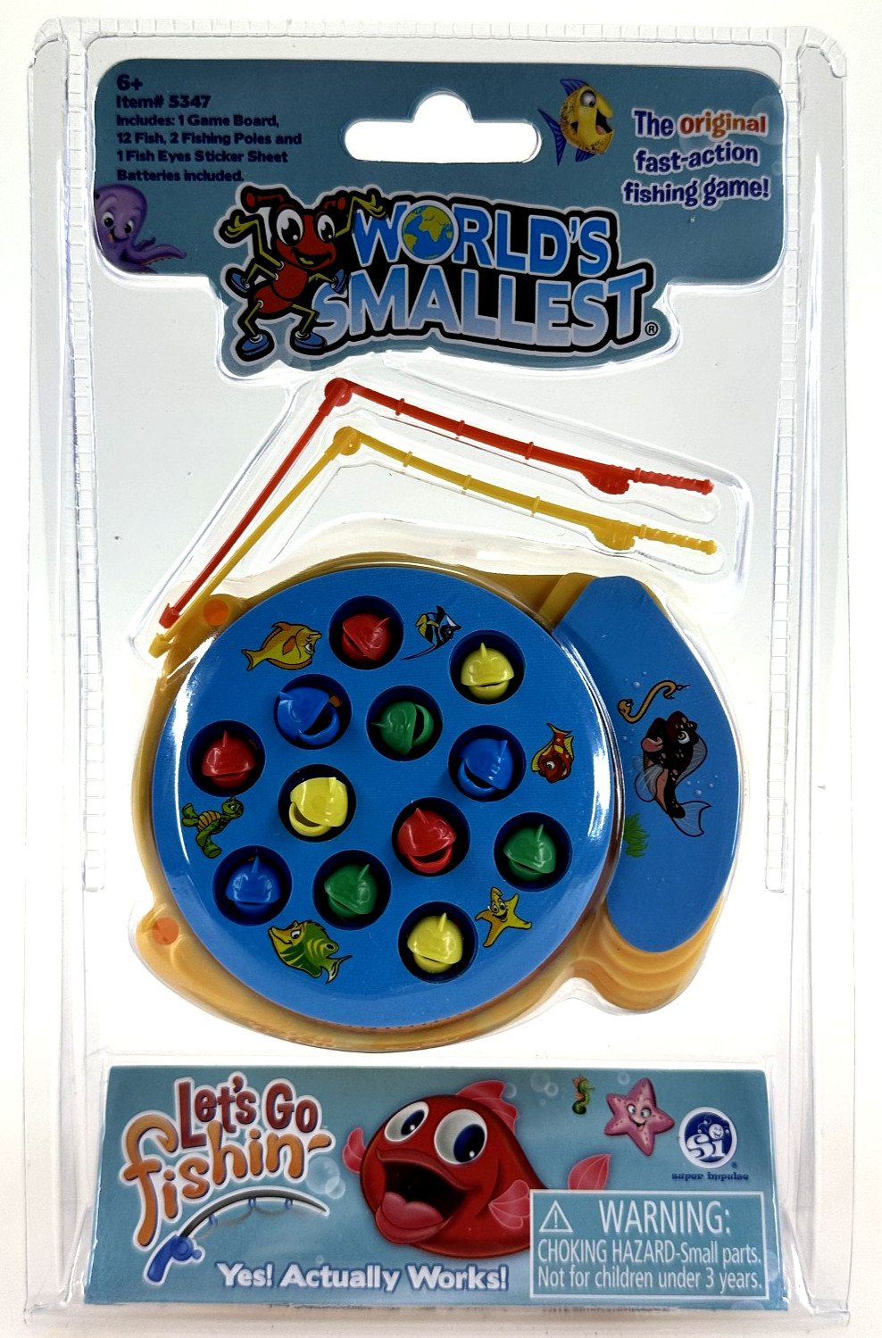 Worlds Smallest FISHING GAME Battery Op