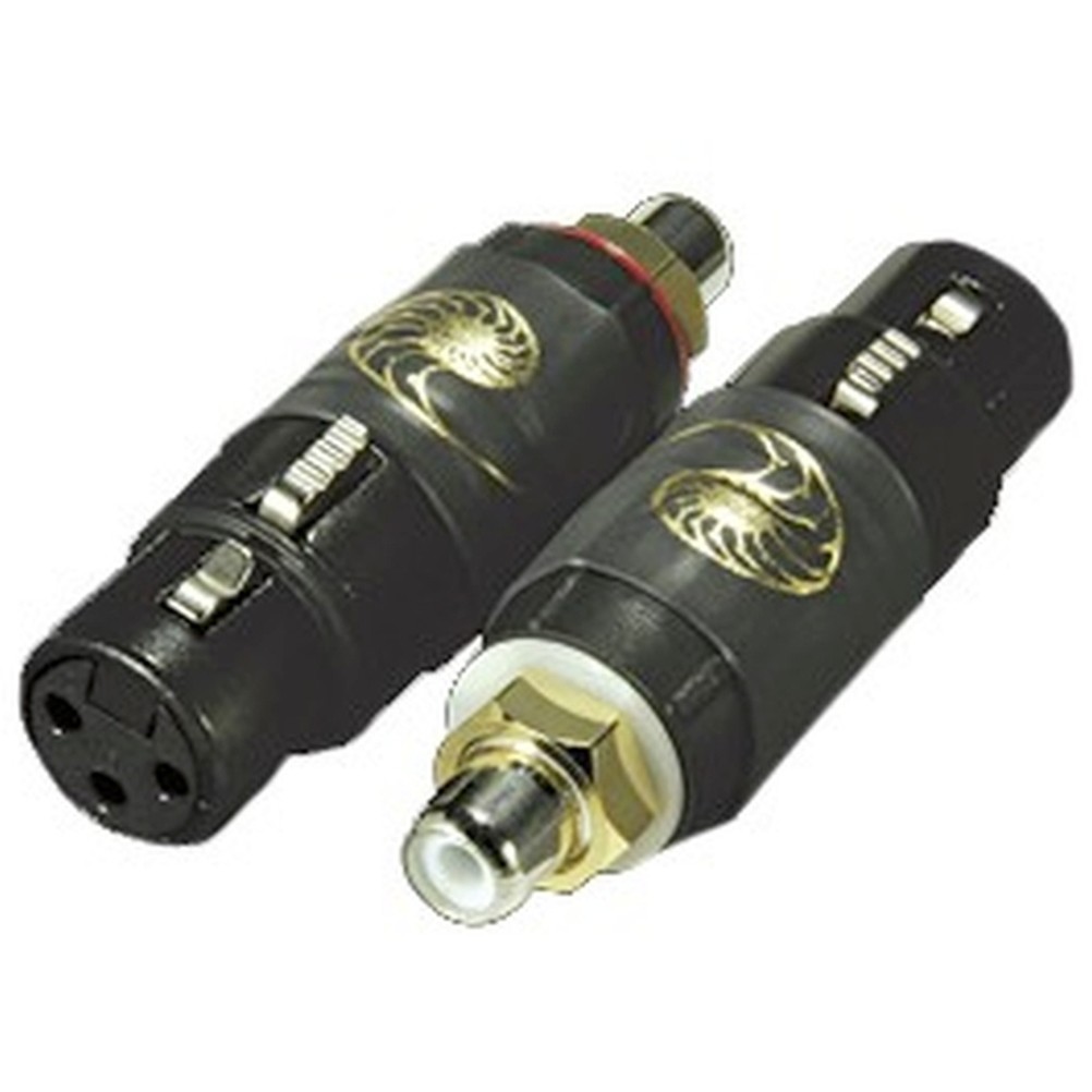 CARDAS AUDIO Female XLR to Female RCA Adapter Plugs, FXLR-FRCA Connectors (Pair)