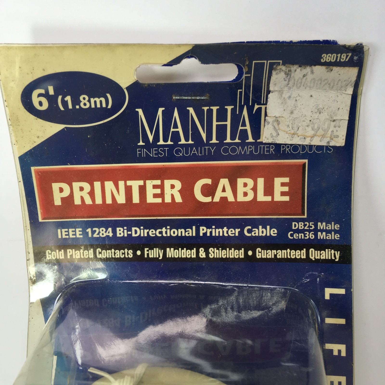 NEW - NOS Manhattan Parallel A/B Switch w/ DB25 & Centronics Cables – COMPLETE