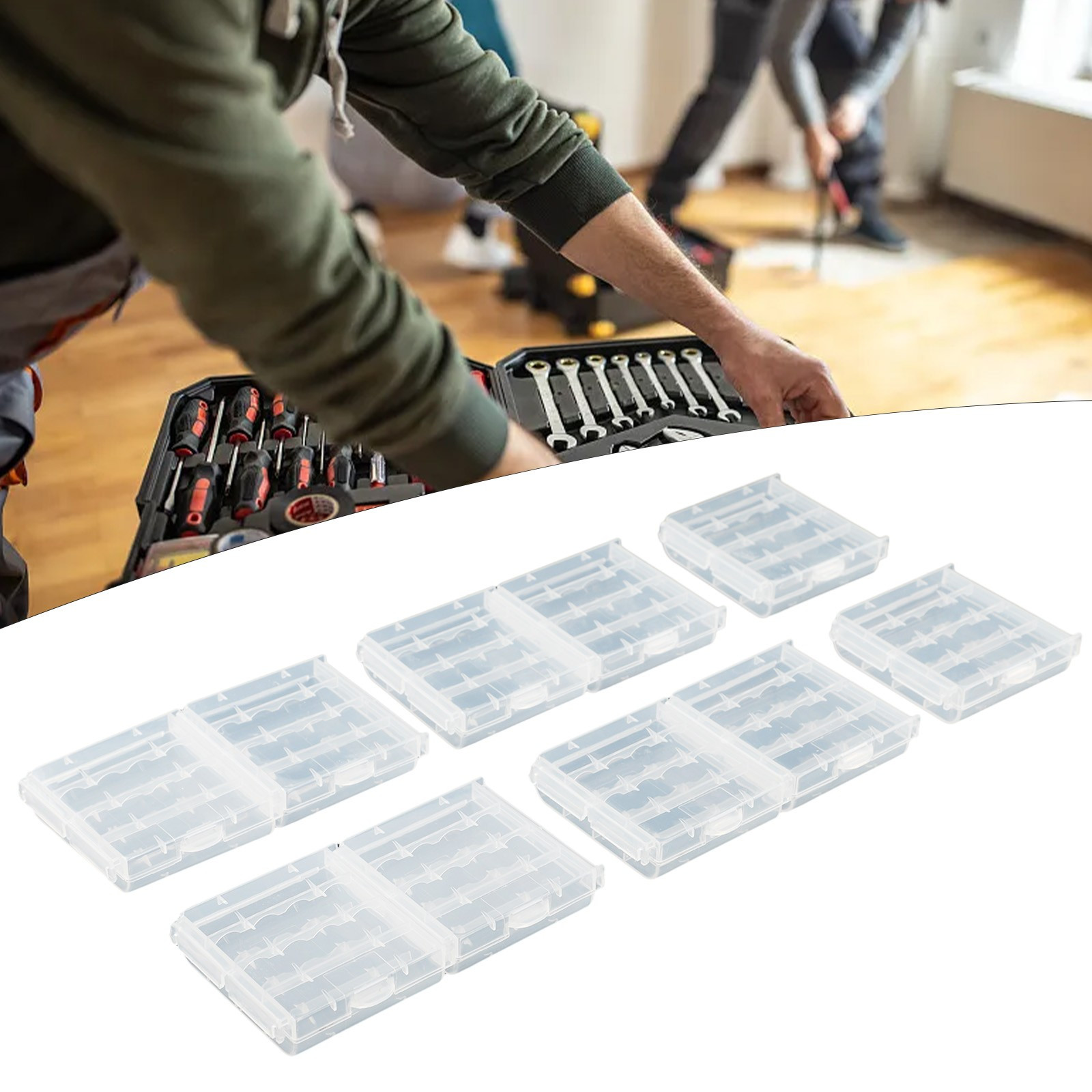 Battery Case Storage Box Part Protector Replacement 67??60??18mm Adapter