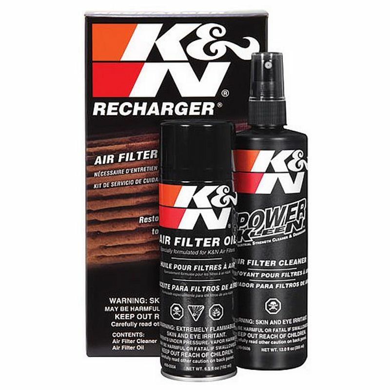 Cleaning Kit Sports Air Filter Kn K&N Detergent 355ml Oil 204ml Moto Car