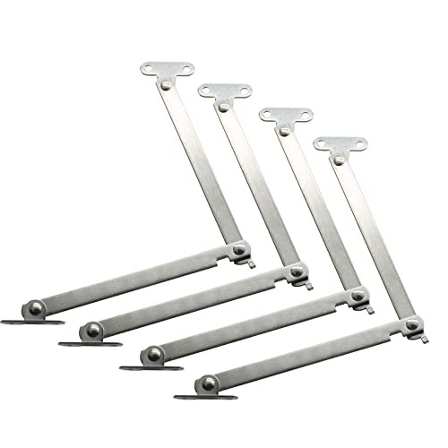 Jiozermi Packs Lid Support Hinge, 180 Degree Rotatable Hinge, 201 Stainless 4
