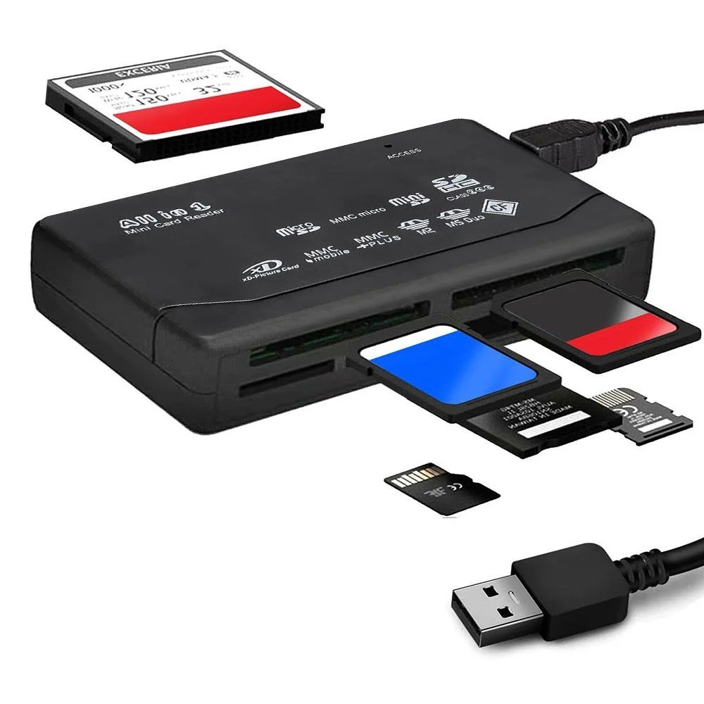 USB Memory Card Reader CF XD SD MS | Compact Flash XD Picture Card PC Mac