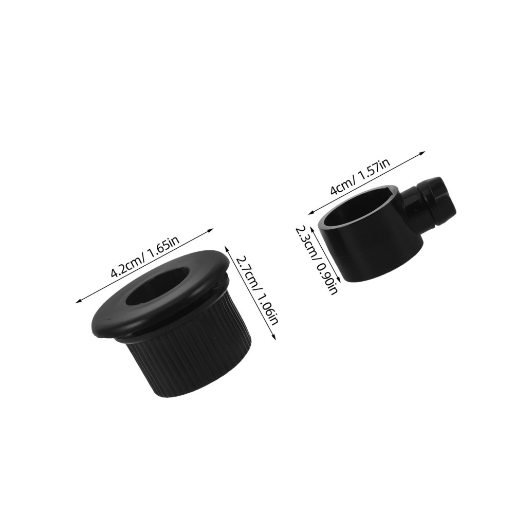 4 Pcs Display Jewelry Rack Fitting Rotating Plastic Threaded Accessory