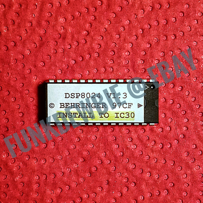 Behringer DSP8024 OS 1.3A EPROM Firmware Upgrade KIT / New ROM Update Chip