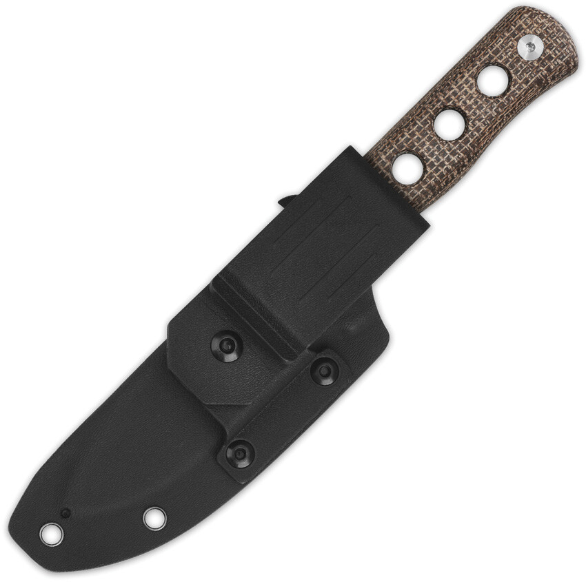 New QSP Knife Canary Fixed Blade Brown QS155A1