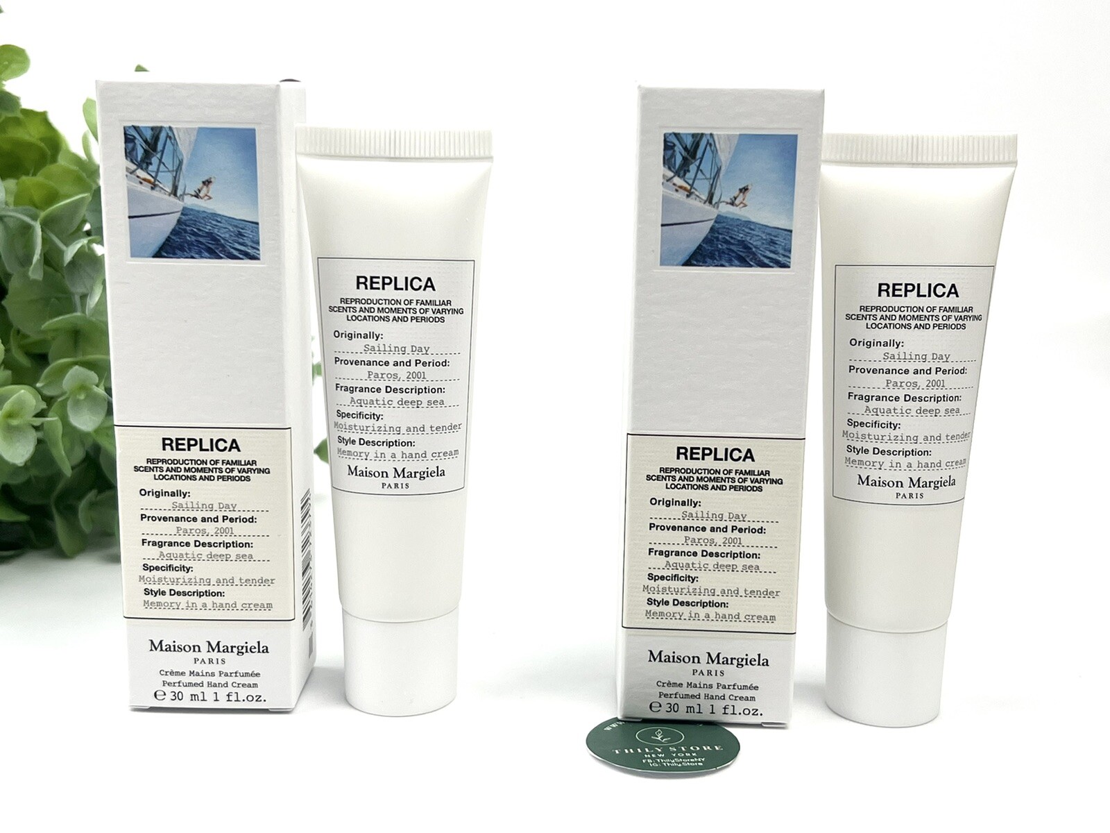 Maison Margiela Replica SAILING DAY Hand Cream 30mL/1oz x 2 (Set of 2)