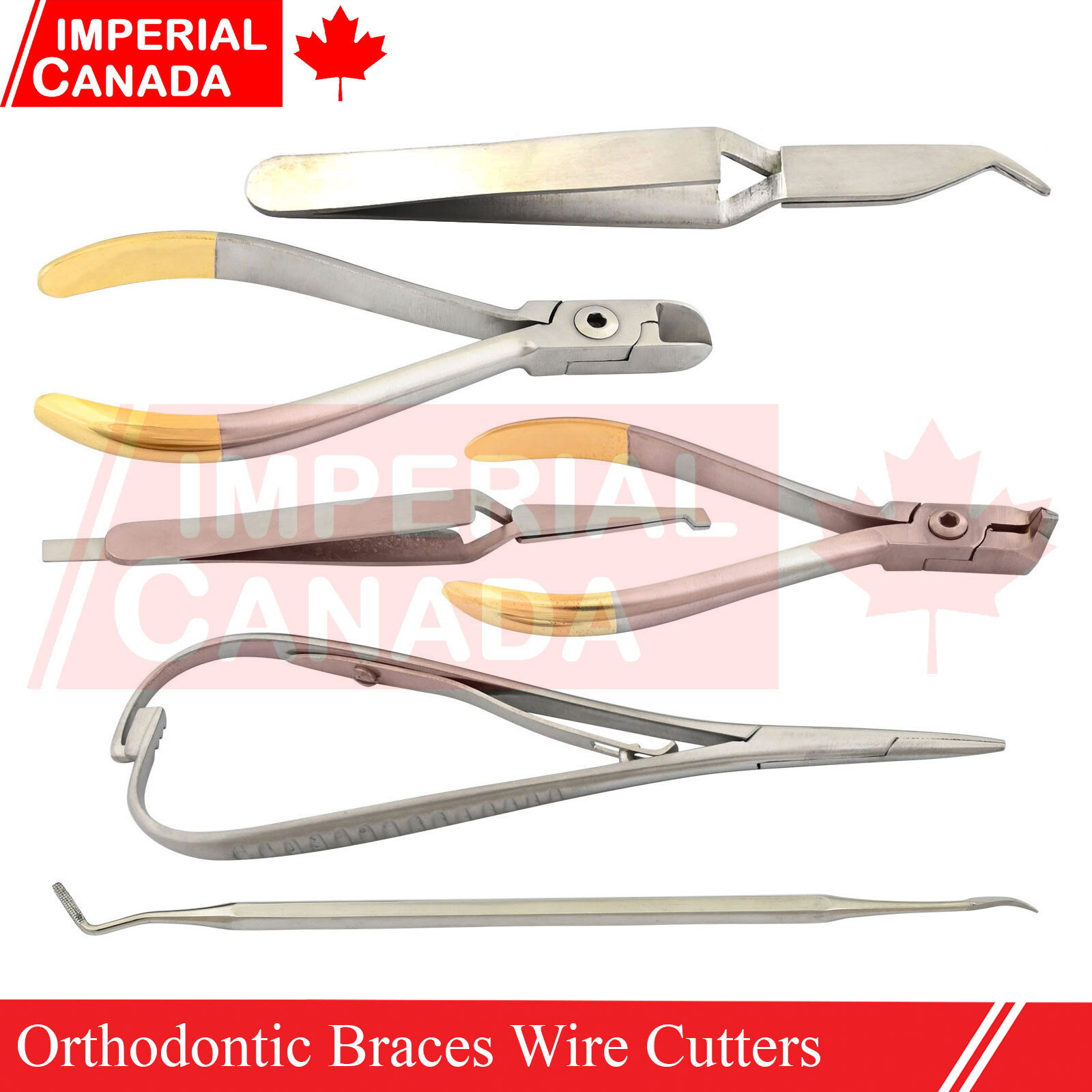 Orthodontic Braces Wire Cutters TC Needle Holder Dental Instruments Kit DS-2143