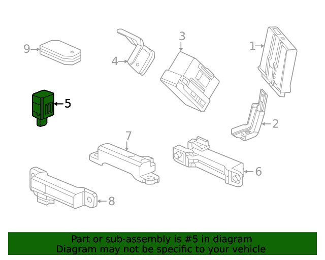 Genuine Honda Buzzer Assembly Smart 74940-SZW-003