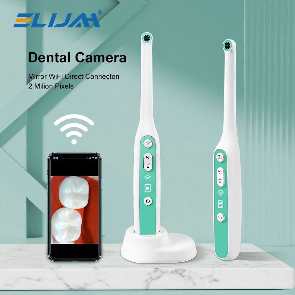 2MP Wireless Dental 1080P Oral Camera 8 LED Intraoral Endoscope Digital Imaging
