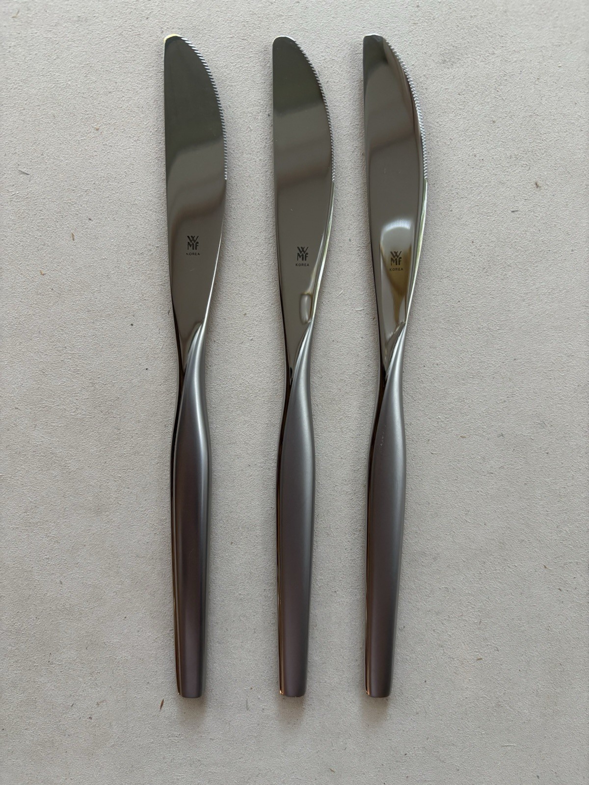 WMF Flatware - DIVA - lot of 3 dinner/place knives NEW