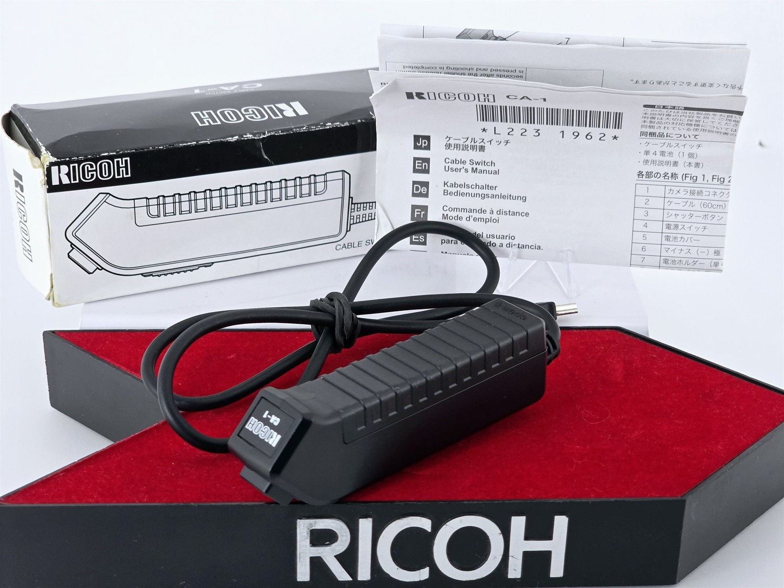 [Mint] Ricoh CA-1 Cable Switch Shutter Release for GR/GX/CX/GXR From Japan