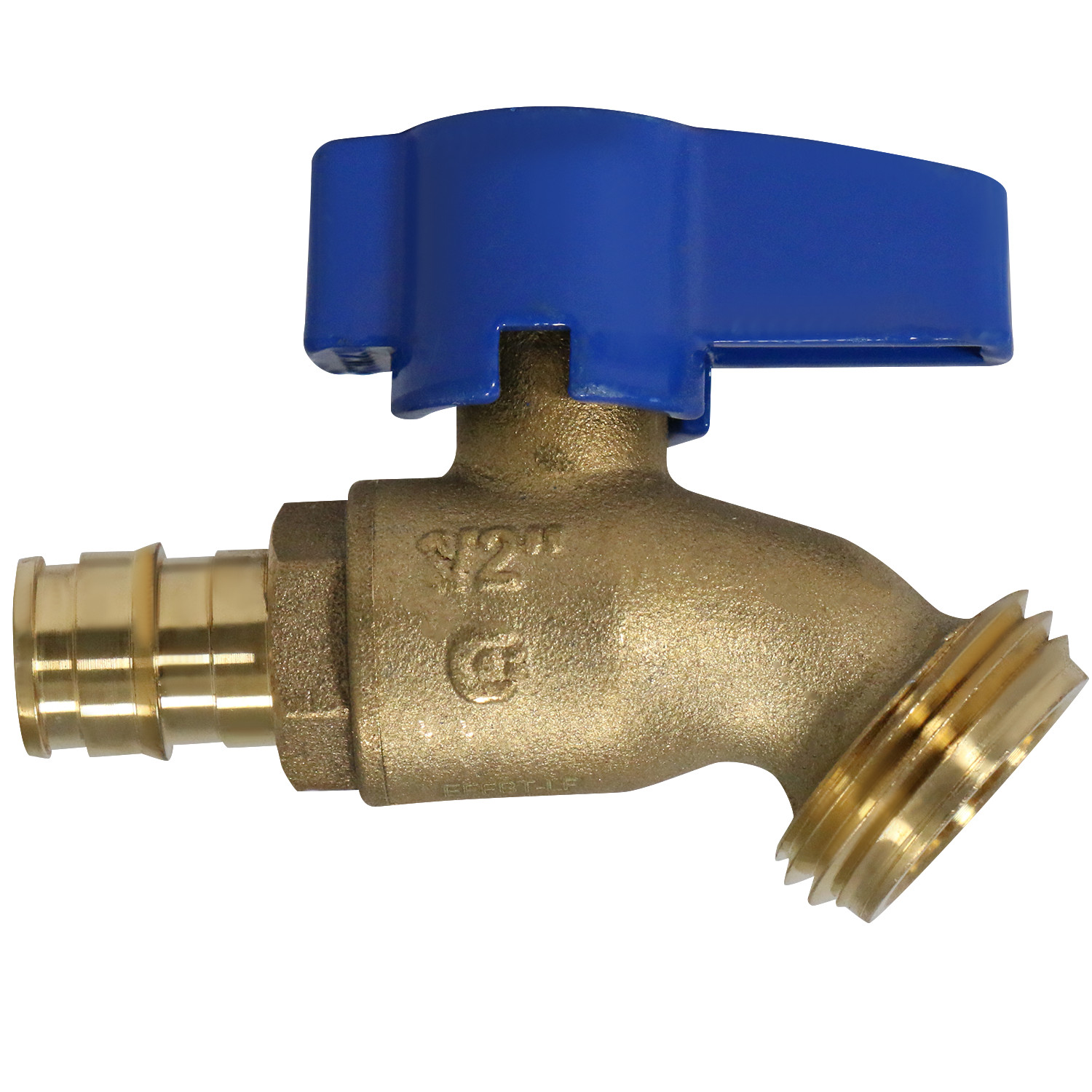 1 Pack XFITTING 1/2" Pex A Hose Bibb No kink, Garden Valve, 1/4 Turn, Lead Free