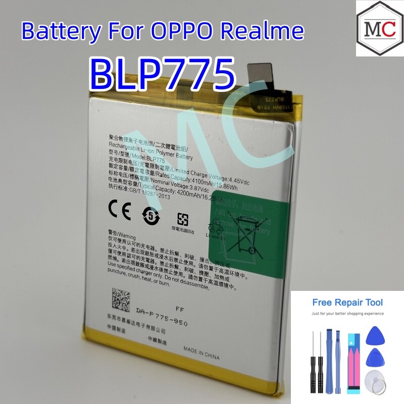 NEW High quality Batterie FOR OPPO Realme BLP775 Pour Realme X50 5G 3.87V TOOLS