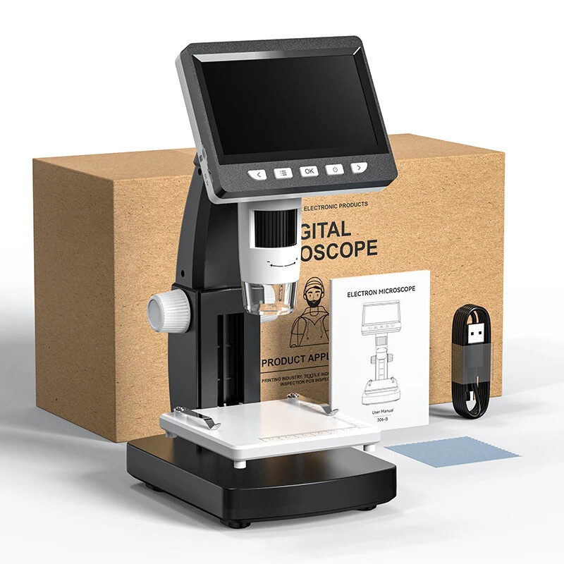 4.3'' Digital Microscope 1000X USB Coin Magnifier Microscope 1080pVideoSoldering