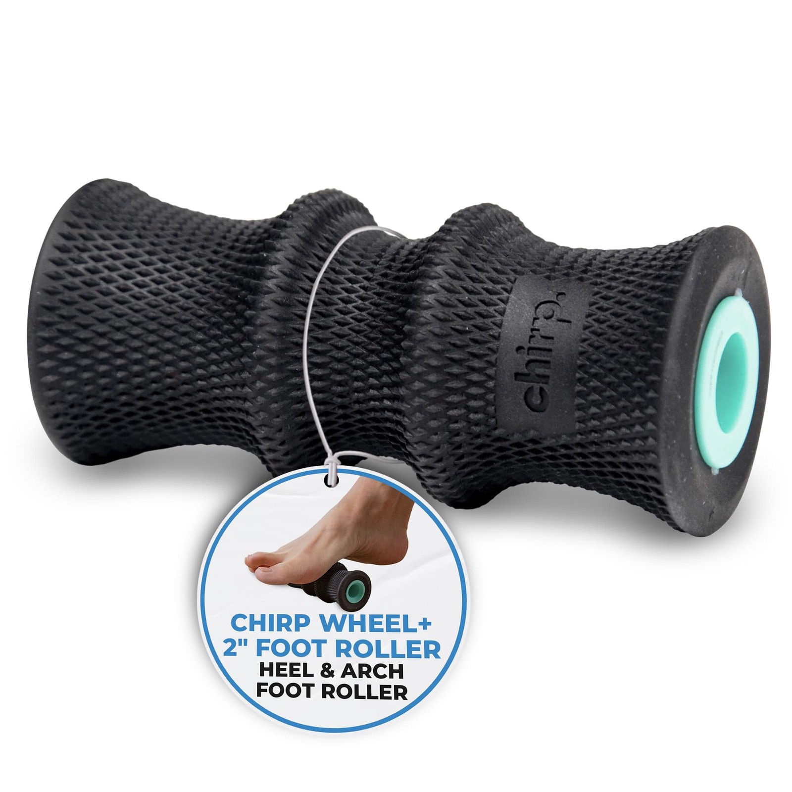 Wheel Foam Roller – Targeted Back & Neck Relief, Lumbar Spine Stretcher, Spin...