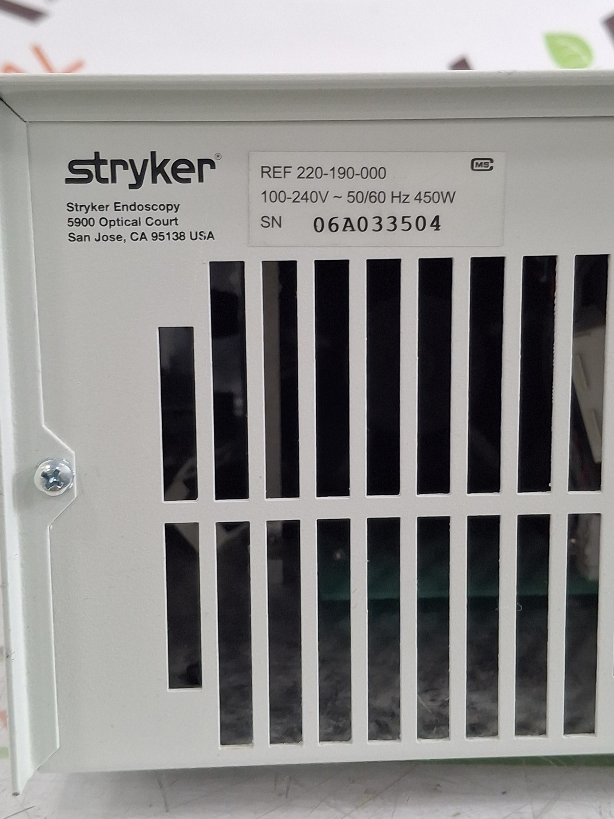 Stryker X7000 Light Source