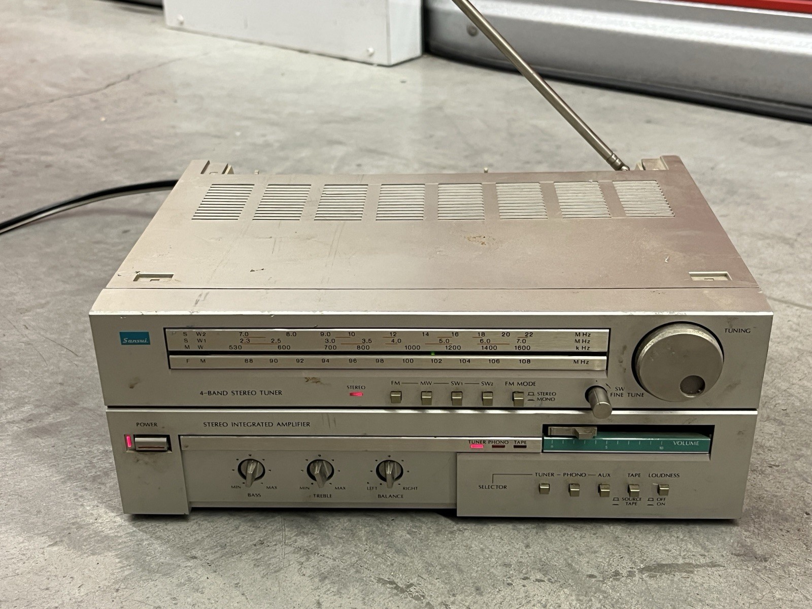 Sansui CP-R5 AM/FM Stereo Tuner Amplifier Working Japan