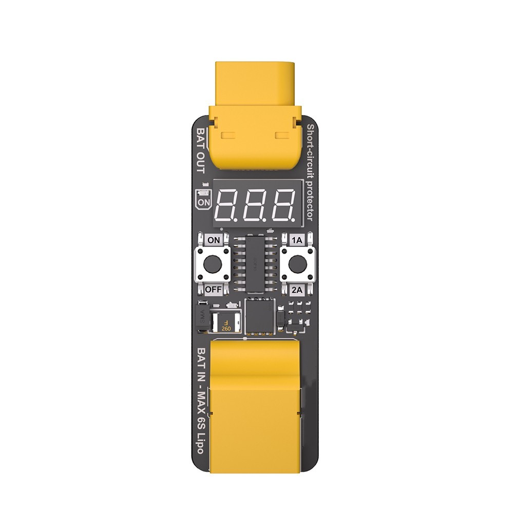 Short Circuit Protection Module with Switchable 1A 2A Current Limiting Levels