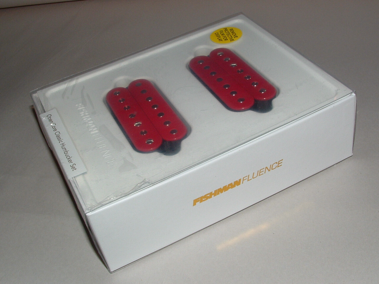 Fishman Fluence PRF-CO7-SD2 7 String Open Core Classic Pickup Set (Red) New