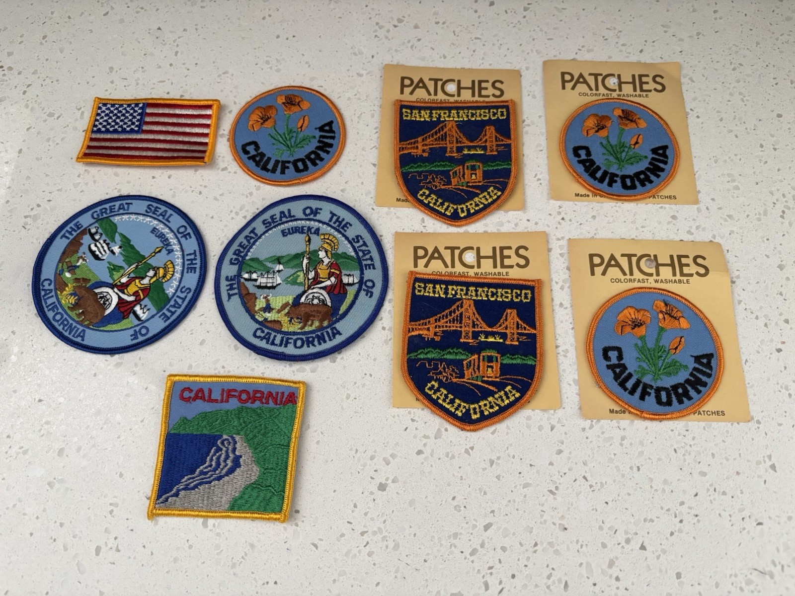 Vintage California Patches Lot