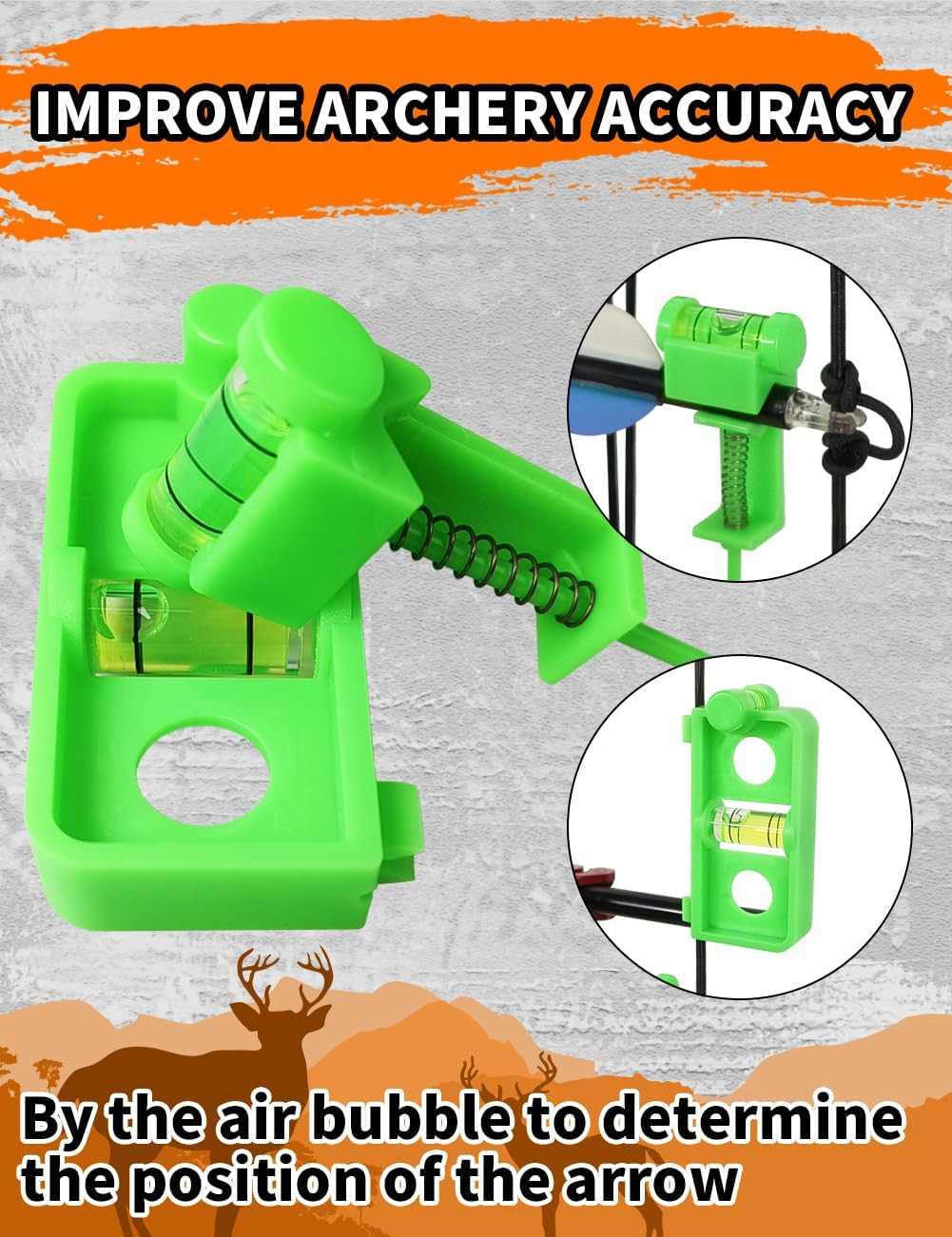 Archery Bow Tuning and Mounting String Level Combo Kit for Compound Bows