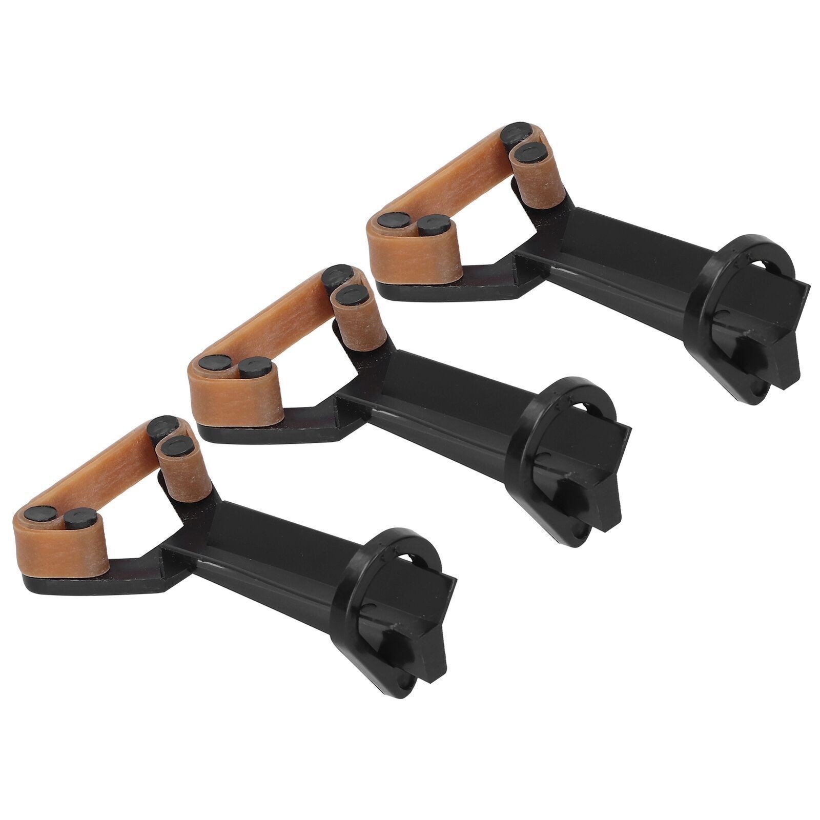 3 Set Snooker Billiard Pool Tip Clamp Suppressor Elastic Rubber Fastener